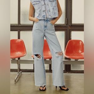 ZARA Wide Leg Jeans
